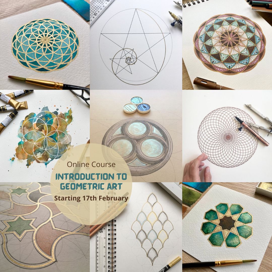 c0mplexnumber's tweet image. Only 1 week to go until my Introduction to Geometric Art online course…

Suitable for beginners, it introduces the golden ratio, Islamic pattern and Gothic tracery.

Attend the live Zoom sessions or work from the recordings at your own pace.

Learn more: eventbrite.co.uk/e/720742017777…