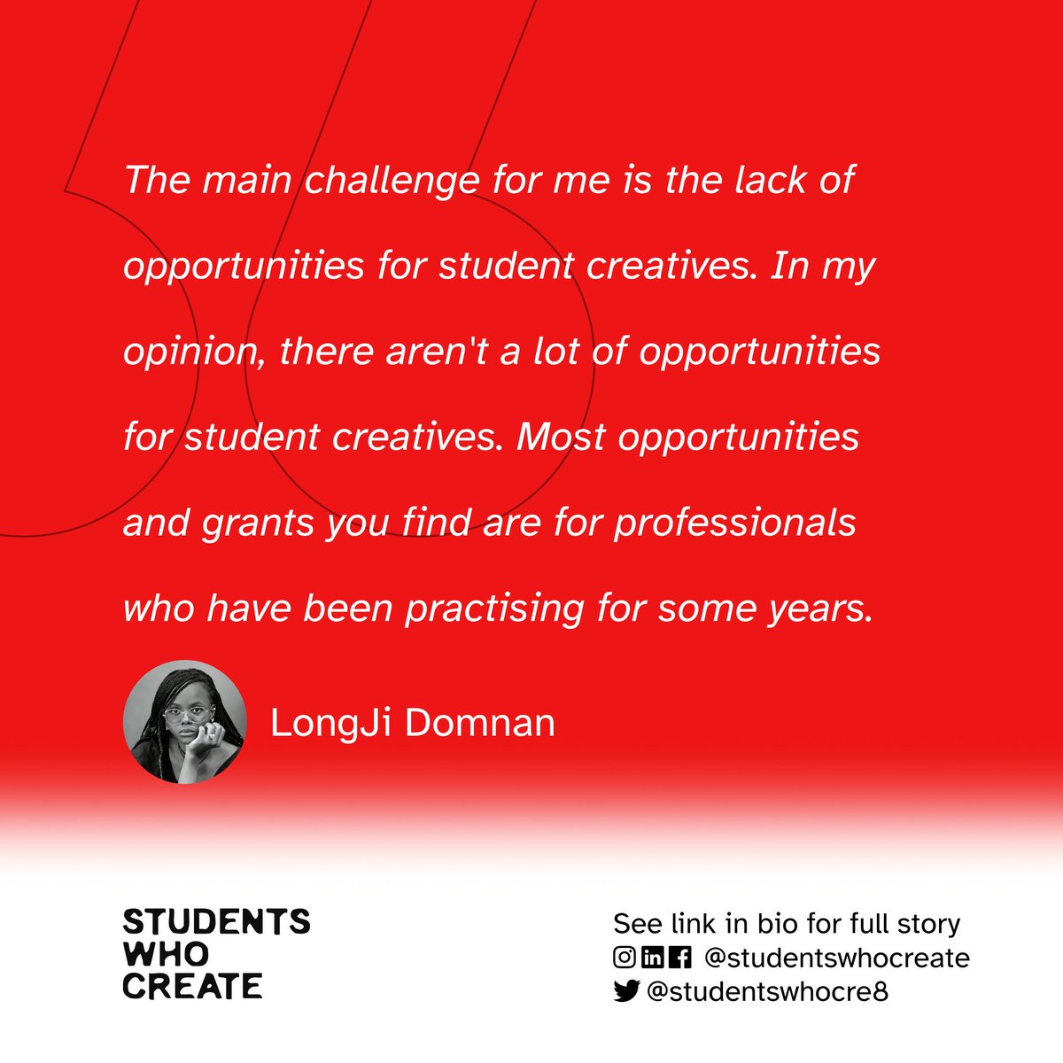 StudentsWhoCreate (SWC) tweet media