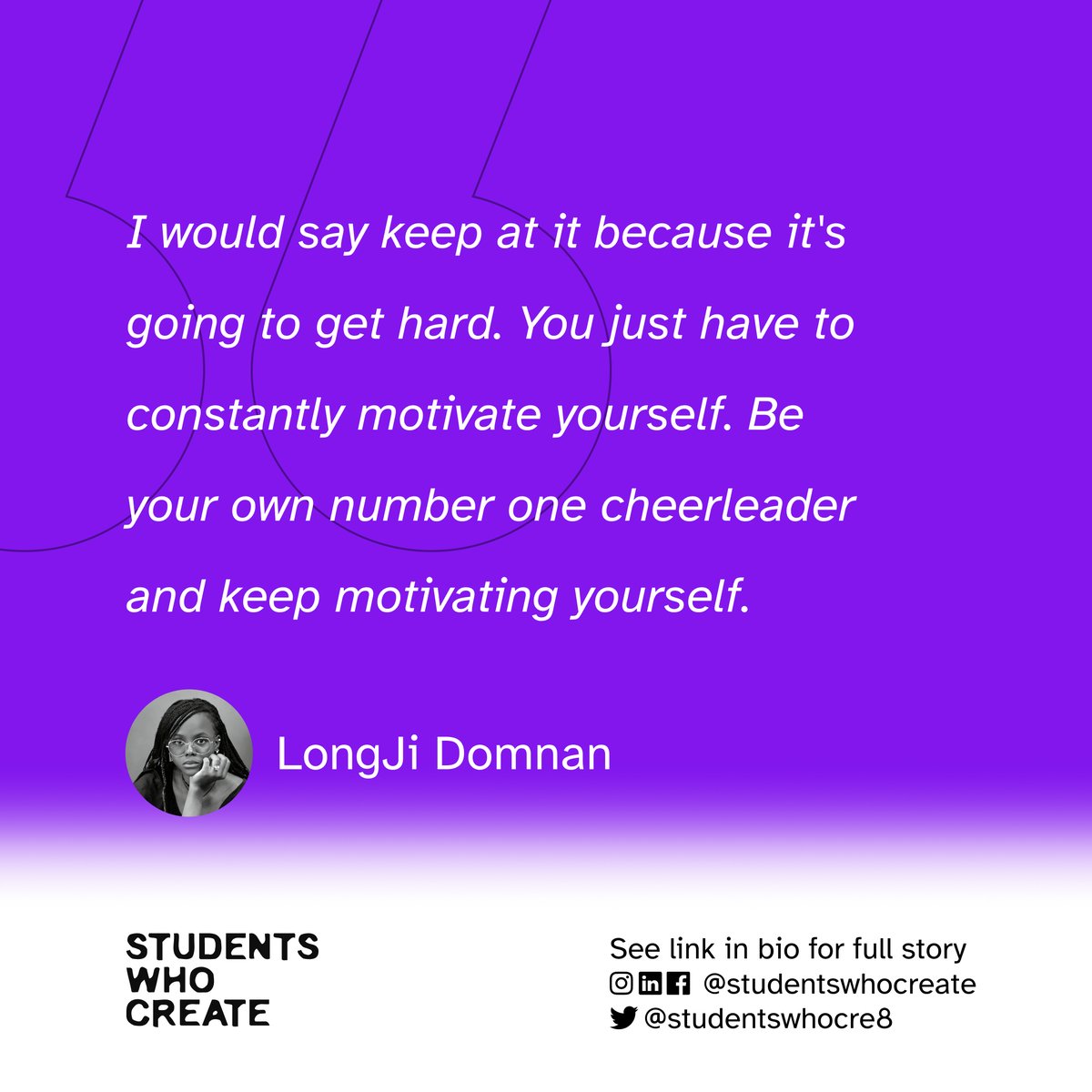 StudentsWhoCreate (SWC) tweet media