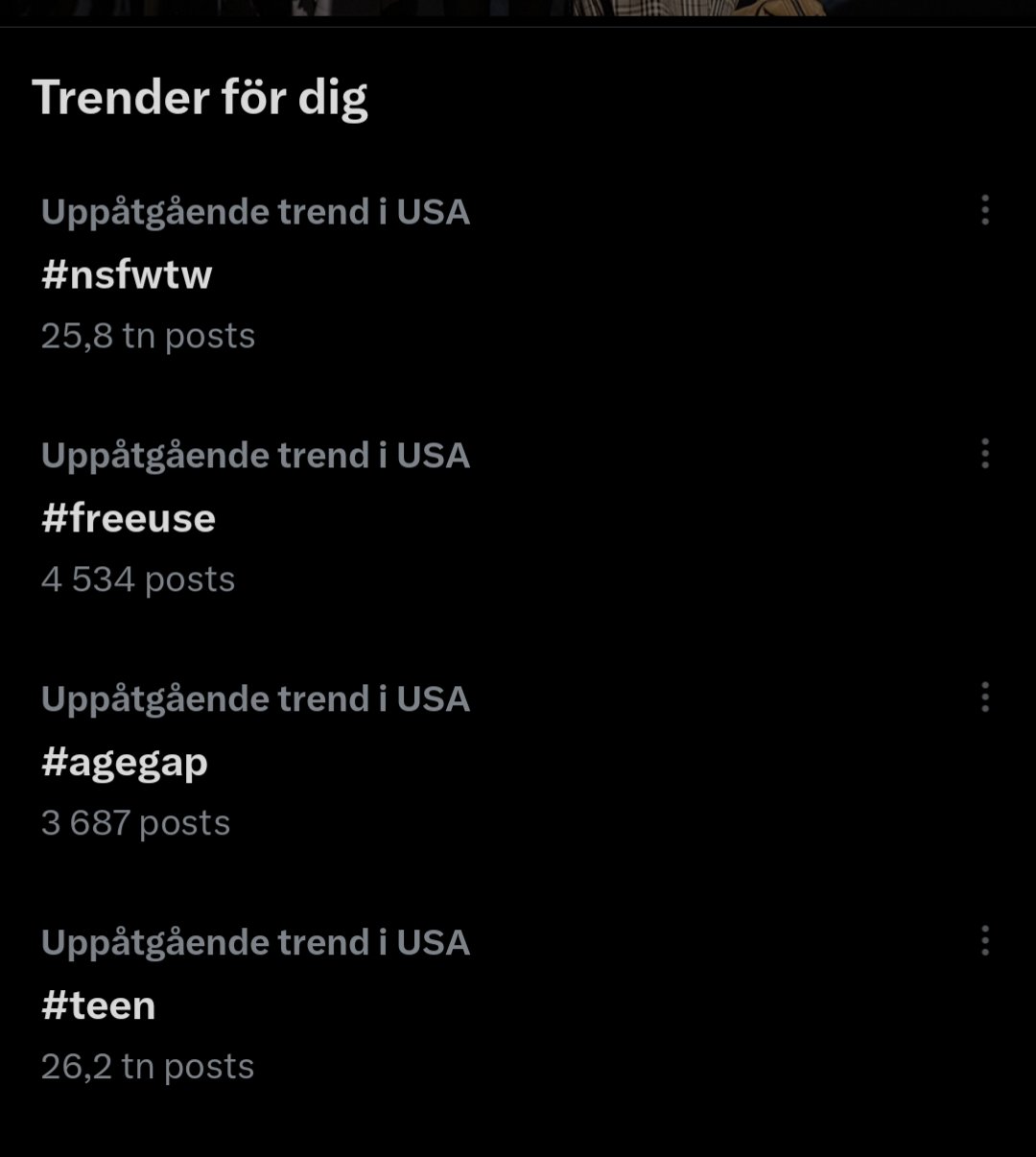 Adam Holmberg on X: Why are all the, I guess, porn tags trending for me on  Twitter..? What the fuck? t.coLT9lPUNYqp  X