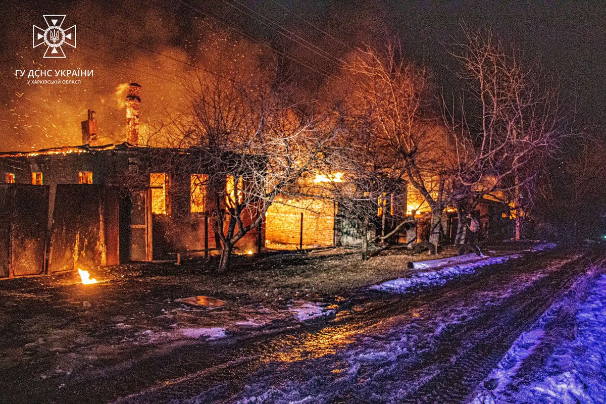 ZelenskyyUa's tweet photo. Reality always speaks louder than any words. An entire family was killed in a fire last night as a result of a Russian strike on Kharkiv using "Shahed" drones. Parents and their three children were killed. Oleksiy, the older son, was seven; Mykhailo, the middle son, was six; and Pavlo, the younger son, was only seven months old.

These children had not yet seen life, but were killed as a result of Russian madness. Another family was killed: a man and his wife. My condolences to the victims' loved ones.

The rescue operation in Kharkiv is ongoing. Four people were rescued, including a child. Dozens of people were evacuated. All services are working, and everyone affected will receive the necessary aid.

I thank everyone who helps Ukraine and Ukrainians defend against Russian terror. Every act of support is critical. It is also critical to realize that this terror cannot go unpunished or remain without a fair response.

Terrorists must lose the war they started. Russia must be held accountable for every life it has harmed and ruined. This is the only way to make security a reality again.