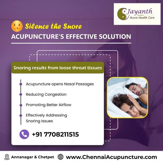 Acupuncture Treatment For Snoring in Chennai

#AcupunctureClinic #acupunctureworks #ChennaiAcupuncture #AcupunctureTreatment #அக்குபஞ்சர் #AcupunctureNearMe #AcupunctureForFertility #snoring #snoringhusband #snoringsolution #SnoringRemedies #snoringproblems #snoringtreatment