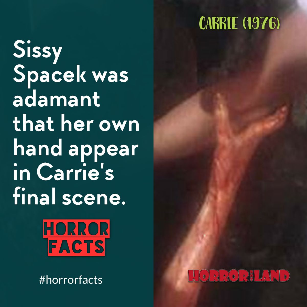 Carrie (1976) #horrorfacts