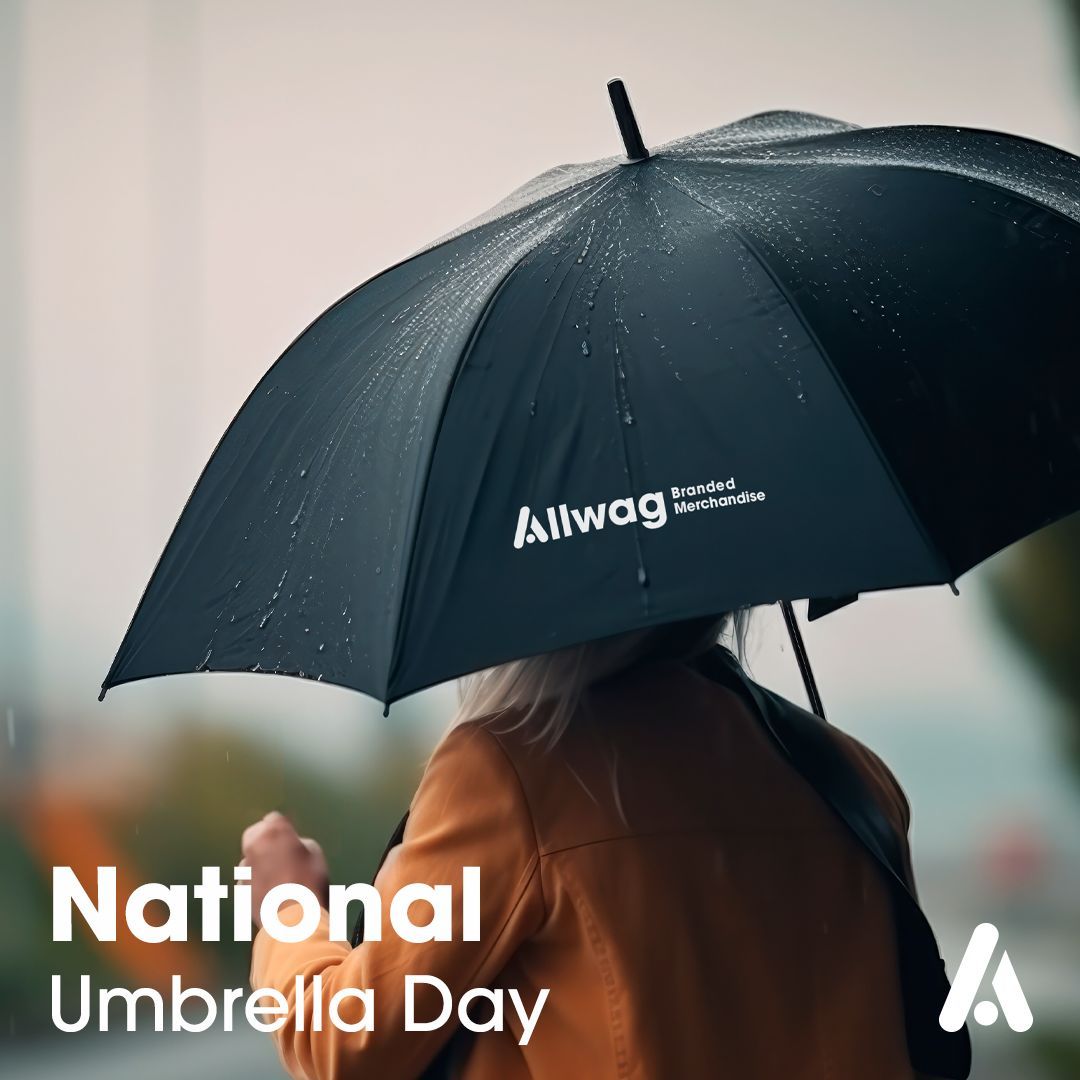It's raining, it's pouring, it's National Umbrella Day! ☔🌧️

At Allwag, we've got you covered with our range of branded umbrellas! 

Check out our full range here:buff.ly/3SBV0Cd

#allwag  #nationalumbrelladay #umbrelladay #brandedmerchandise #promotionalmerchandise