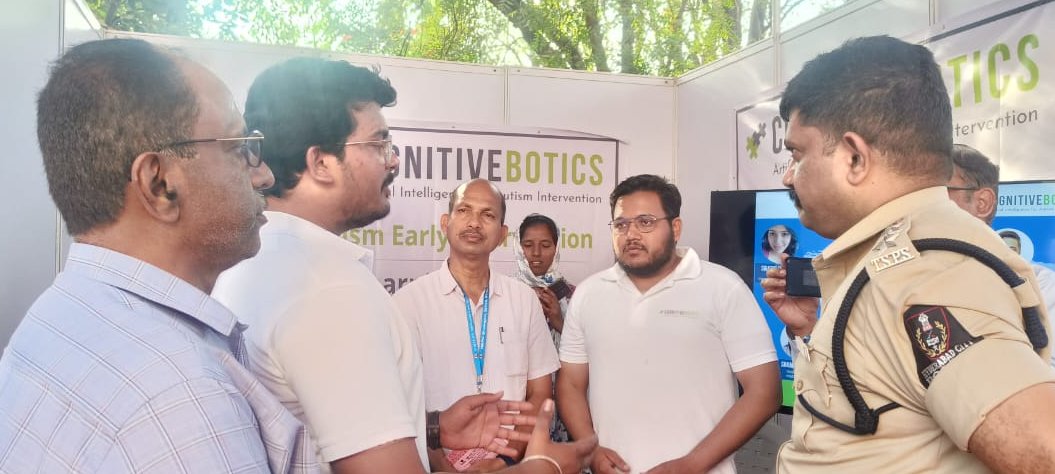 CognitiveBotics's tweet image. CognitiveBotics had an enriching day at NIEPID,Hyderabad connecting with parents &amp;amp; neurodiverse individuals,making it a harmonious blend of interaction &amp;amp; cultural activities.The event was graced by Tamilisai Sourarajan,Kishan Reddy,Prathima Bhoumik &amp;amp; Sridhar Reddy, SP, Telangana.