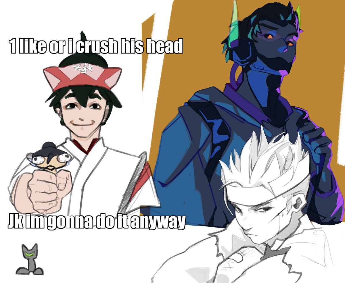 my pookie 
#Overwatch2 #Overwatch2Fanart #genji #Kiriko