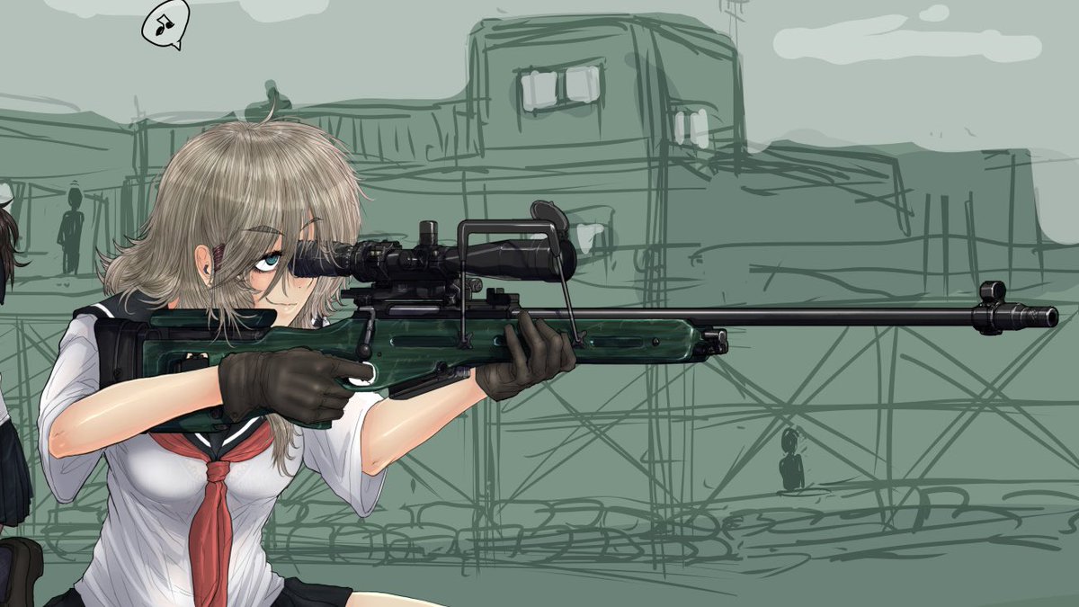 最近描けてないコ。ウチの世界は大陸は大変なことになってるのでたぶん孤児か何か 
