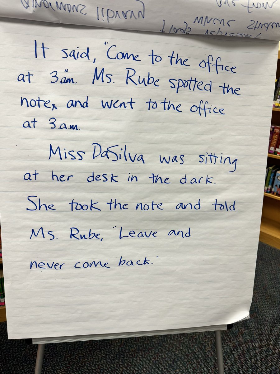 longbranch_es's tweet photo. More photos from last week’s fabulous author visit w/ @WendyShang grades 2&amp;3 started writing a scary story &amp; some budding authors had pages of questions to ask her❗️@lbpta @APSVirginia @APSLibrarians https://t.co/mINZ547thl