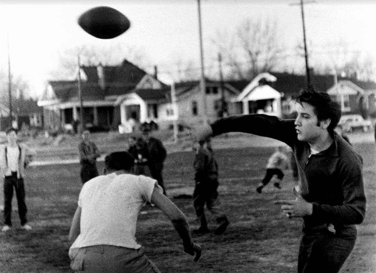 Elvis LOVED football! Hear the stories about the pick-up games, special teams, and fun Elvis had playing football with friends all weekend on Elvis Radio + the one hour special about Elvis and football ANYTIME on the SiriusXM app. Search "Elvis Football Special" #SuperBowl2024
