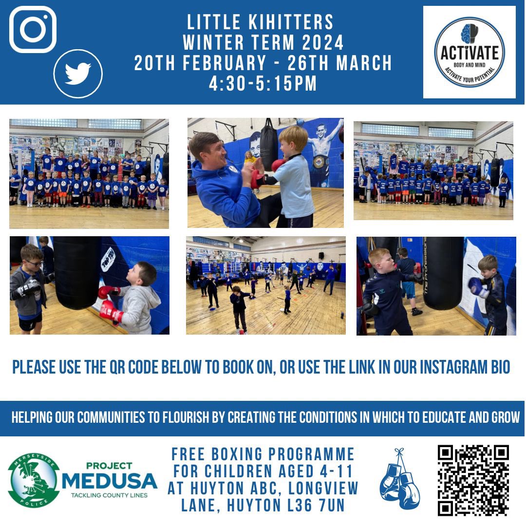 Little KIHITTERS community classes are free for another term, please use the link to book your children on as places will fill fast activatebodyandmind.co.uk/little-kihitte…