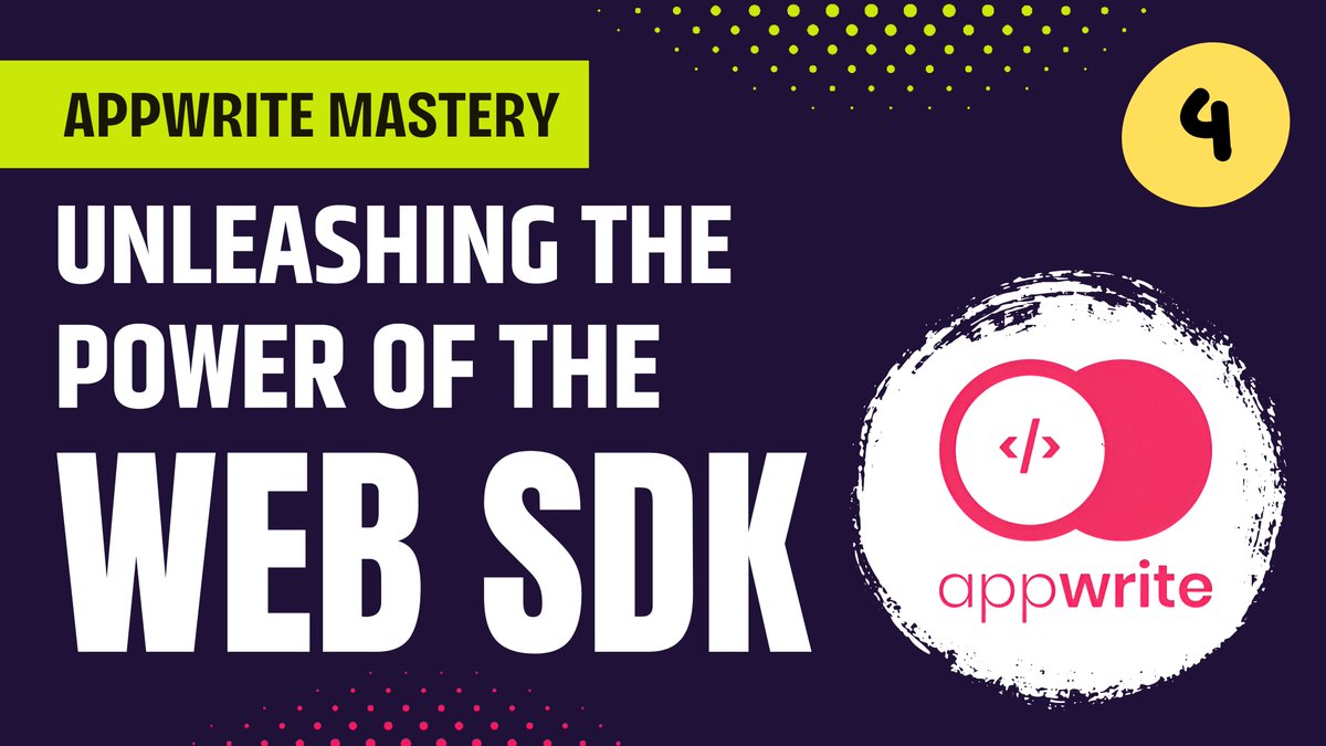 skillbakery's tweet image. 🚀 Install and configure the Appwrite Web SDK! Elevate your #WebDevelopment skills. Learn with #SkillBakeryStudio. #SaturdayCoding #ThursdayCoding shares tips for #FrontEndDevelopment. #Appwrite #WebSDK
Watch the tutorial here:youtu.be/02l9pAFosh0