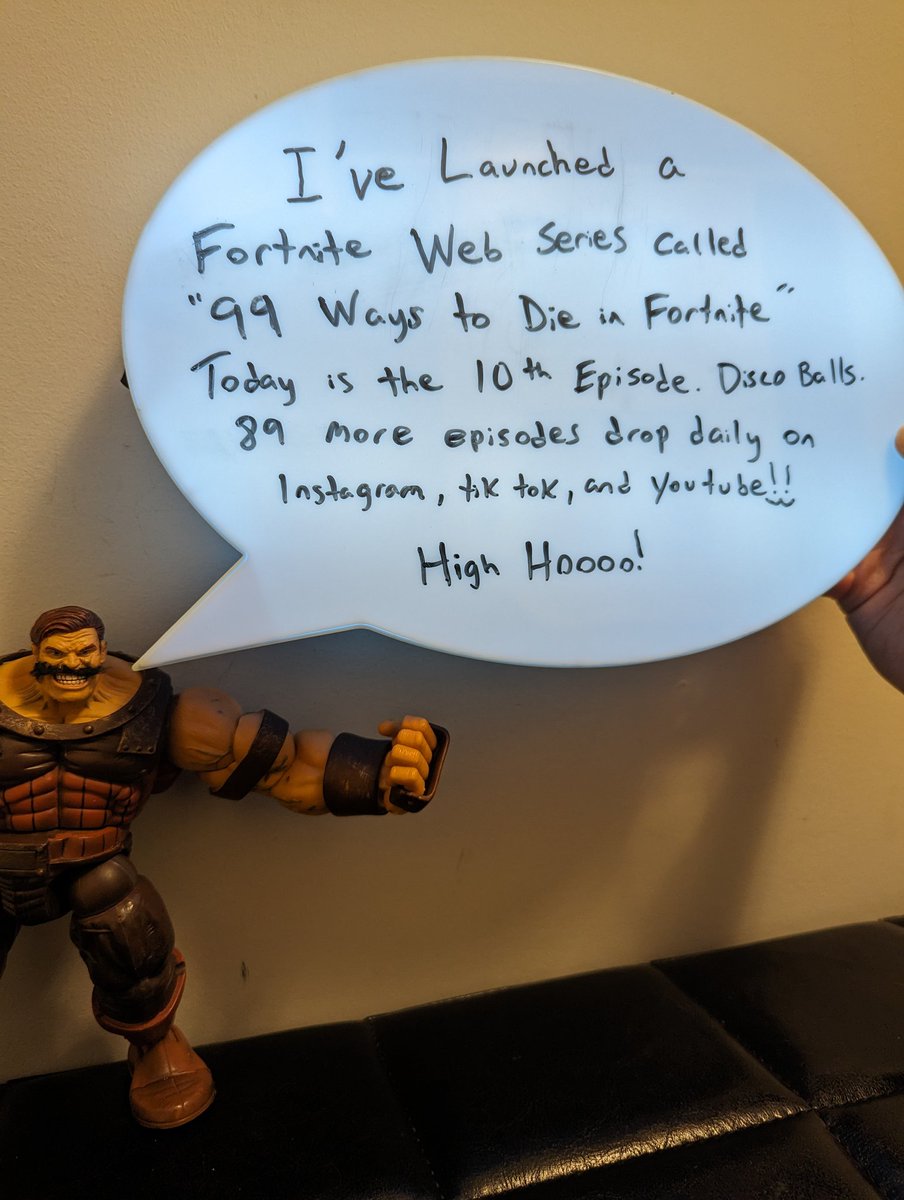 Herc_Gillies's tweet photo. High Hooo!!! Didja Know!?? 99 Ways to Die in Fortnite - Web series available on tik Tok, Instagram and YouTube shorts.
#fortnite #99waystodie #deaths #deathcertified #stachecertified #series #ContentCreator https://t.co/9SktJdugRx