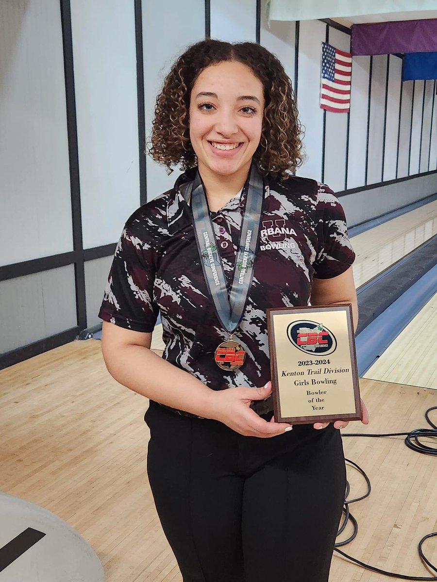 2023-2024 Girl bowler of the year! Third year in a row. Finishing with a 216.8 average!