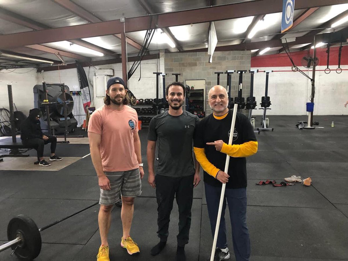 carl_arredondo's tweet photo. A year ago, I coached my first 2 @CrossFit classes as a CF L-1 trainer at @THECrossFitNOLA . Thanks to our community for being all-inclusive always &amp; to all the coaches for their support of a #visuallyimpaired coach. 😎👨‍🦯
#adaptiveathlete #mensvision #wheelwod https://t.co/lfoUIIzbRN