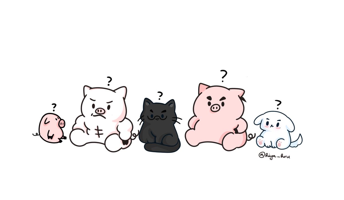 🐤🐯🐱🐻🐶=> 🐷🐷🐱🐷🐶
#Zeus #Oner #Faker #Gumayusi #Keria