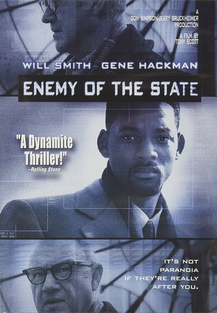 atthe90smovies's tweet image. Next week on AT THE MOVIES IN THE 90s.

Tony Scott’s ENEMY OF THE STATE from 1998, starring Will Smith and Gene Hackman, among many others.

You can catch it in the U.K. right now on Disney+.

Available to Patrons from Monday. patreon.com/atthemoviesint… #podcast #film #movie
