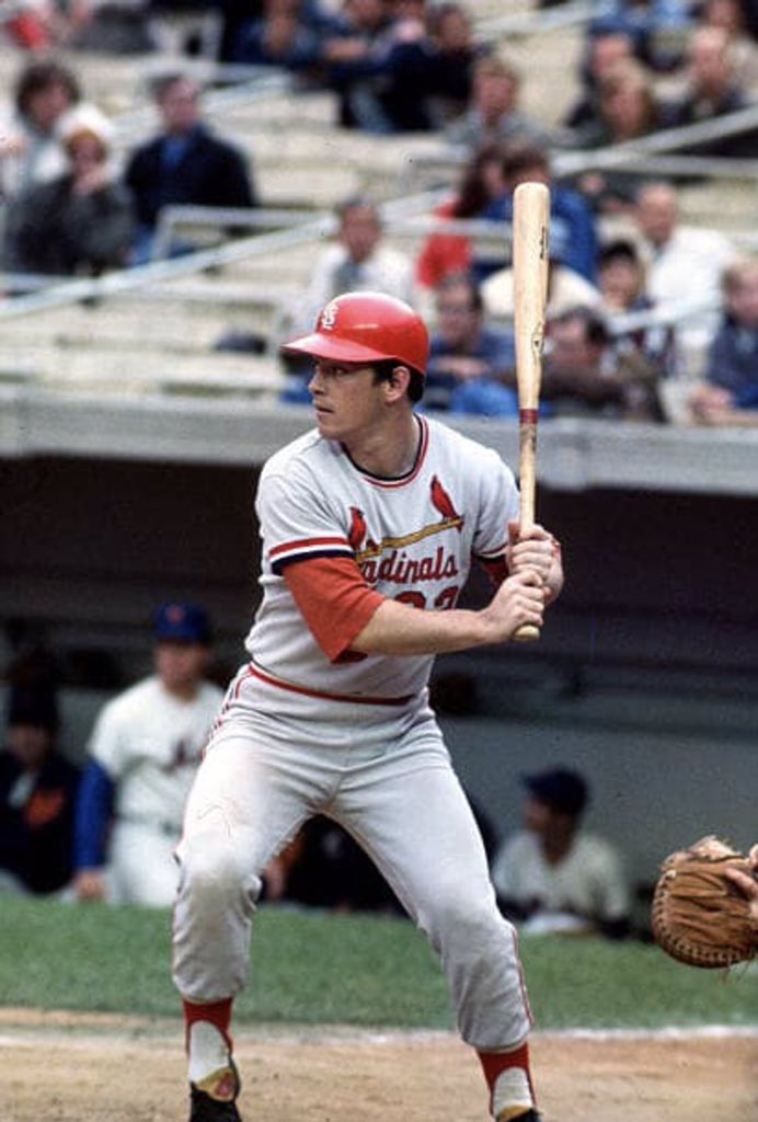 Ted Simmons, 1981, to Roger Angell on sliders: "The better slider comes when he grabs the ball where the seams are close together. Red laces on the ball make a red spot because the ball is spiraling so hard. Red dot sliders are the hard ones to hit _ like J.R. Richard's."