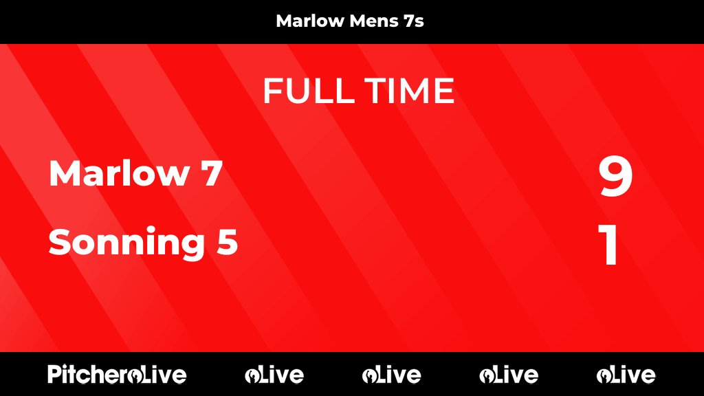 MarlowHC's tweet image. FULL TIME: Marlow 7 9 - 1 Sonning 5
#MARSON #Pitchero
marlowhc.co.uk/teams/100483/m…