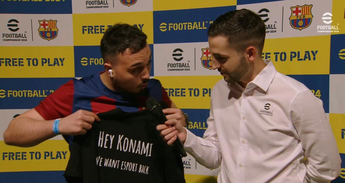 Speaking for all players <a href="/Usmakabyle/">Walid Rachid Tebane ⭐️⭐️⭐️</a> 👏👏👏
Bring esports back <a href="/play_eFootball/">eFootball</a> <a href="/Konami/">Konami</a>