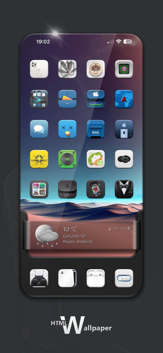 All 3 versions of my widget for #HTMLWallpaper are now available on #iNNOVATION. Thx again <a href="/JedEye81/">BareKnuckleGraphics</a> for the weather icons.

<a href="/kleinmone/">Mone ☺︎</a> 
<a href="/thewaytozion/">5Eric</a> 
#NoJailbreak #iOS17