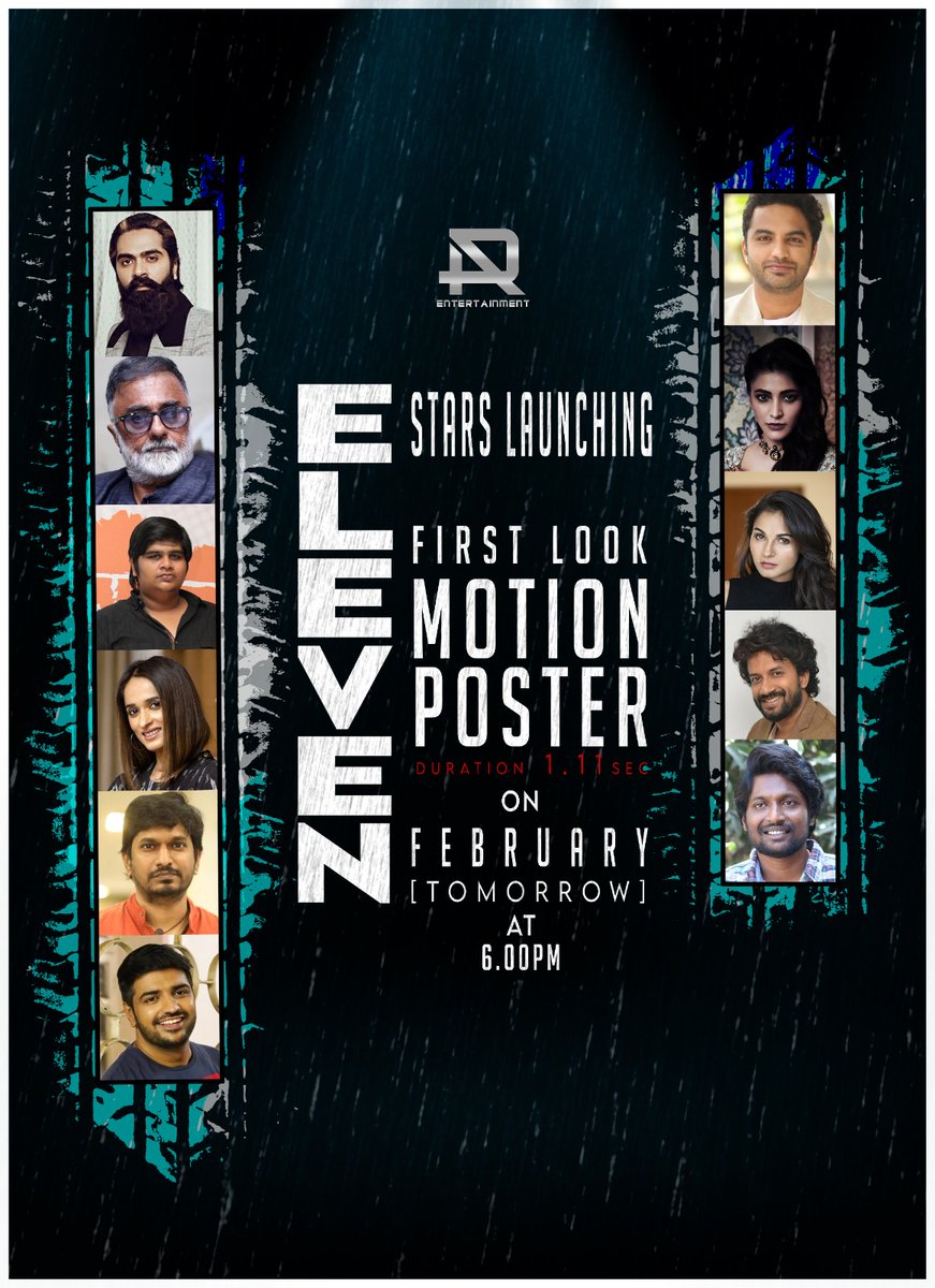 Telugu, Tamil bilingual film #Eleven @ARentertainoffl @lokeshajls @actressReyaa @abhiramiact @Riythvika @ActorDileepan @actorshashanky @tweetravivarma @kirrD @immancomposer @karthikisc @srikanth_nb