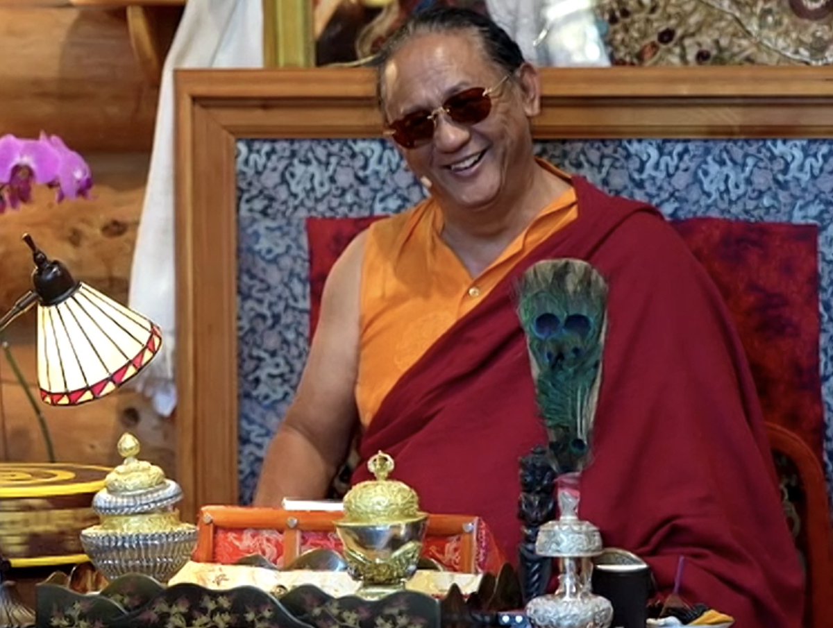 Losar Tashi Delek! We warmly invite you to join us for the live stream of Rinpoche’s Losar Address this morning at 10 am Mountain Time from the Sangdo Palri Temple of Wisdom and Compassion. wisdomproductions.org/webinar/losar ( There is no charge for the talk.)