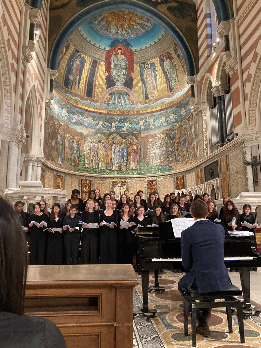 what a first full day in Rome! The students performed Faure’s Requiem, interspersed with French and Italian motets in the stunning surroundings and acoustic of St Paul’s in the Walls. Today, we sing at St Peter’s Basilica! <a href="/WimbledonHigh/">Wimbledon High</a> <a href="/Head_WHS/">Fionnuala Kennedy</a>