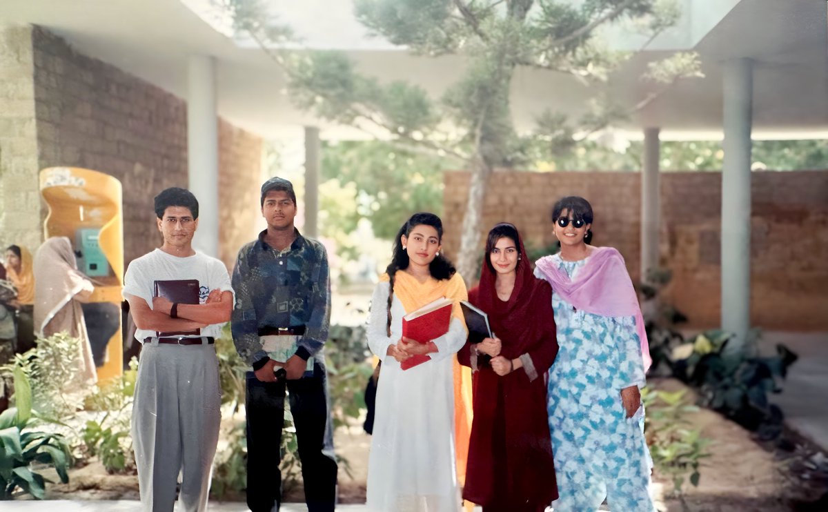 Nostalgia… When we were studying in Karachi University. (1993)