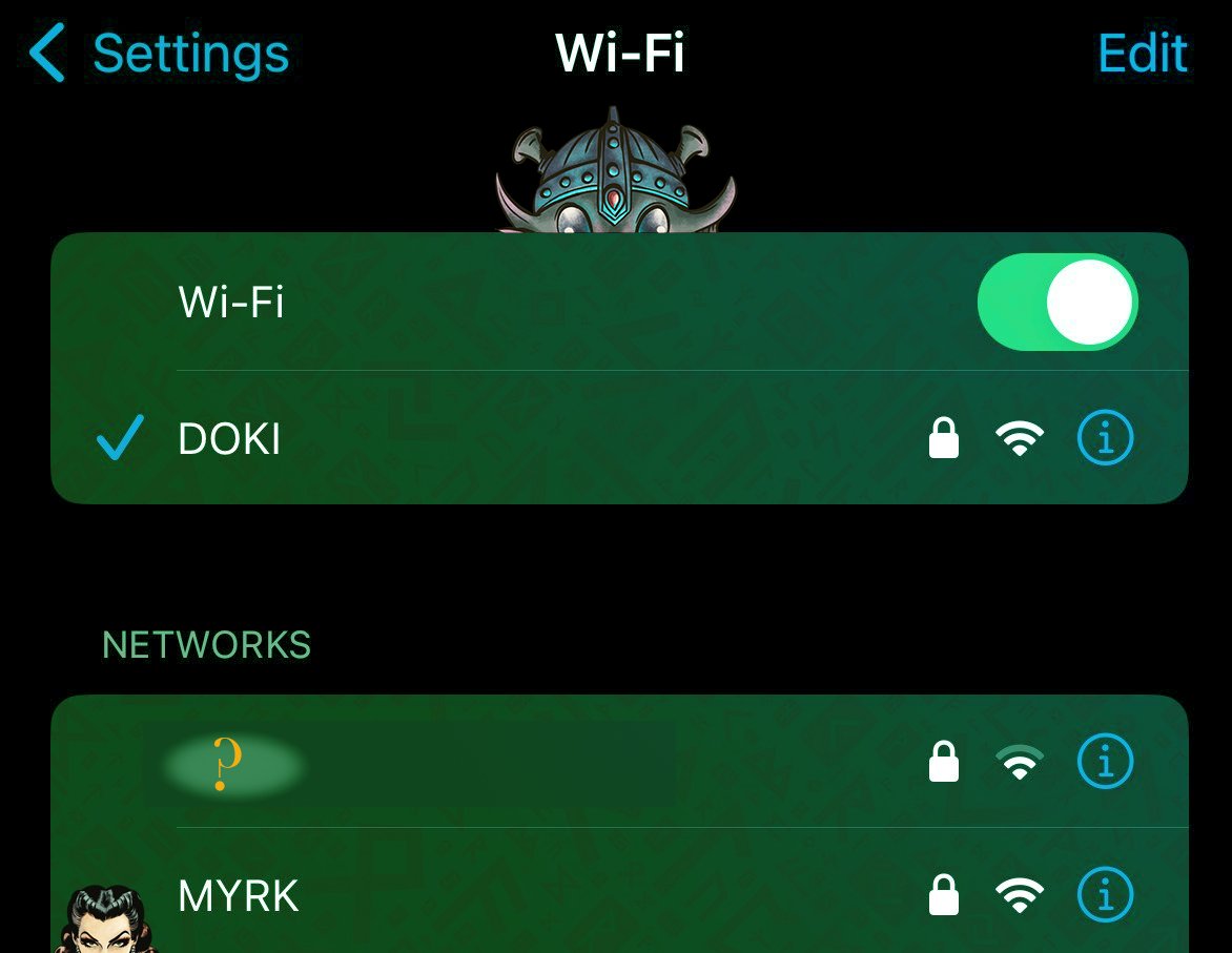 doki_coin's tweet image. Vikings change your WIFI name to DOKI.
Retweet & share a Wi-Fi picture + Odin address.
🐲🛜