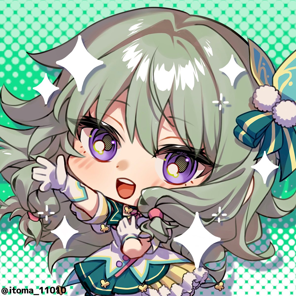 itoma_11010's tweet photo. 🍀5000人記念フリーアイコン🍀
フォロワー様限定で配布します！
リプに顔アップのバージョンもあります✨
常識的にお使い下さい🙇‍♀️ https://t.co/ePT4RuMQhO
