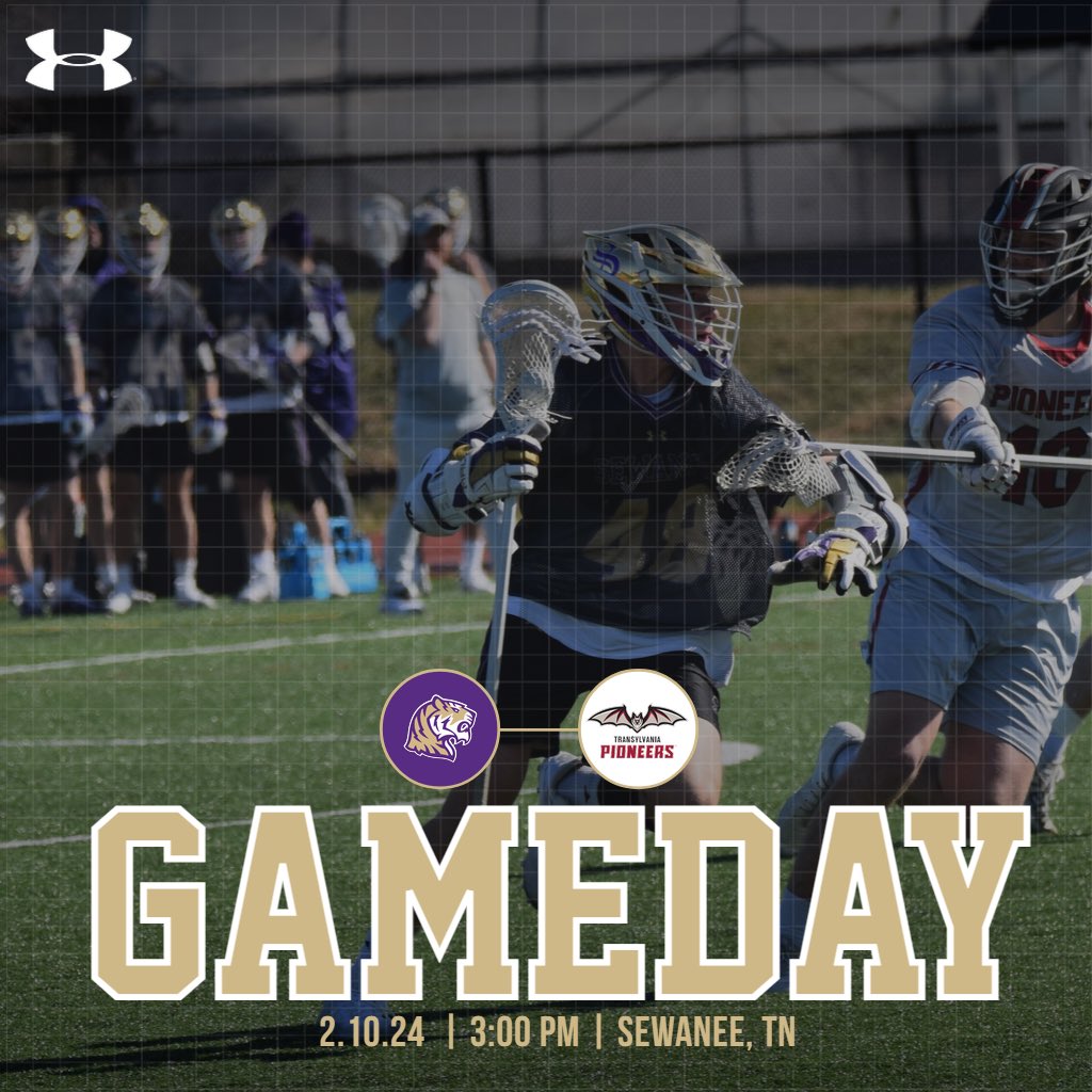 GAME 1
🆚 Transylvania University 
🕒 3:00 PM CT
📍Sewanee, TN