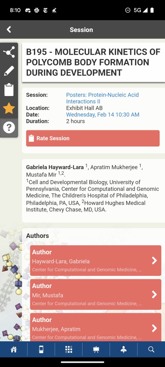 MustafaMir16's tweet photo. #BPS2024 check out our lab's presentations &amp; pls reach out if you want to chat! Posters:B128 (@littlescholar_ ) txn activator hubs, B195(@GHaywardLara ) repressive bodies. Talks: @mukherja PolII kinetics(13th,5:30 p 201AB), myself, on how hubs find their targets (14th,9:30a BRA) https://t.co/l85dO13LGm