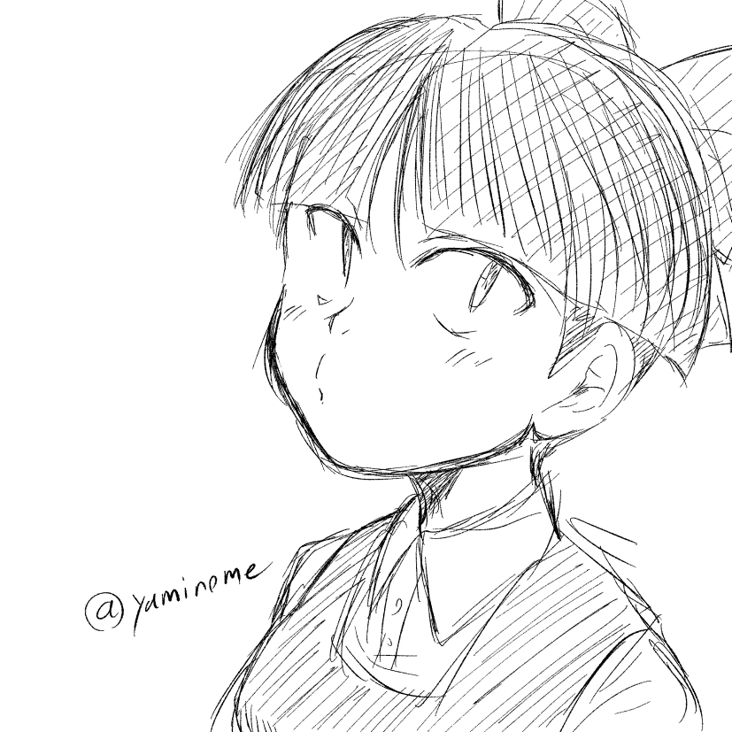 省エネらくがき。
美人に描きたくなるタイプの3ネコちゃん。 