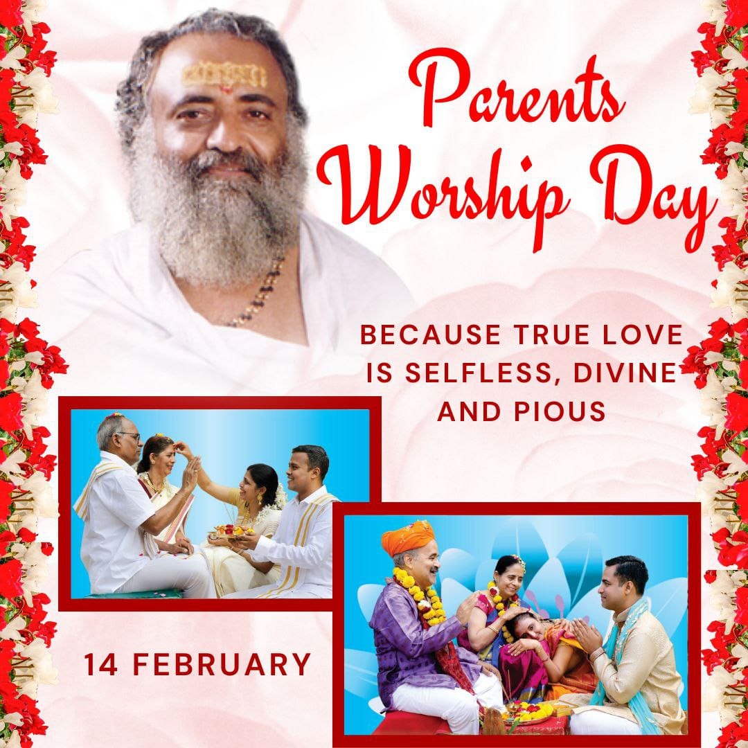#WaitingForParentsWorshipDay
Sant Shri Asharamji Bapu से प्रेरित इस पर्व से युवाओ को अभिभावकों की अहमियत समझ आयी, अब
Parent-Child Relationship बन रहे हैं मधुर, इस पर्व ने विश्व को बताया केवल माता पिता का प्रेम ही
Unconditional Love होता है।
