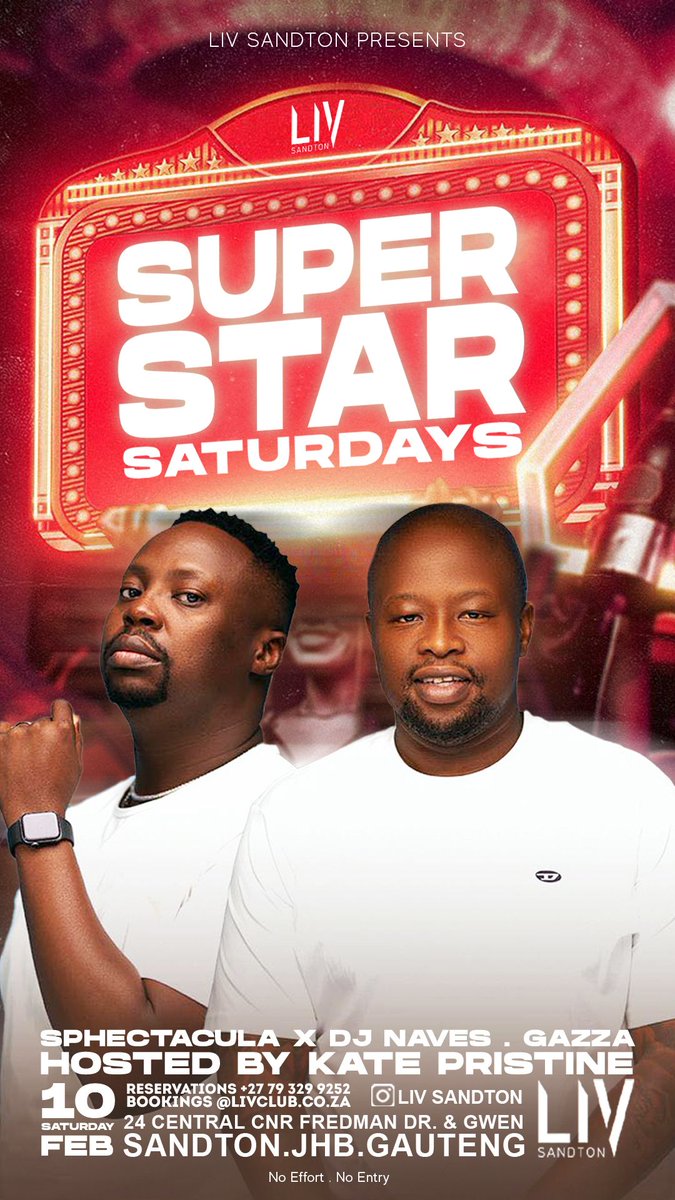 A night fit for the superstars 🤩🤩 @livsandton tonight ‼️‼️‼️ #KOTW #KingsOfTheWeekend