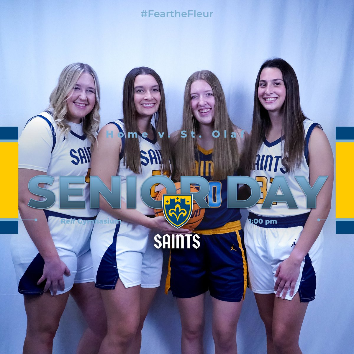 Senior day! Make sure to get to the Reif early to help us celebrate these 4 amazing women and their contributions to our program!

#United 
#RebrandSeason