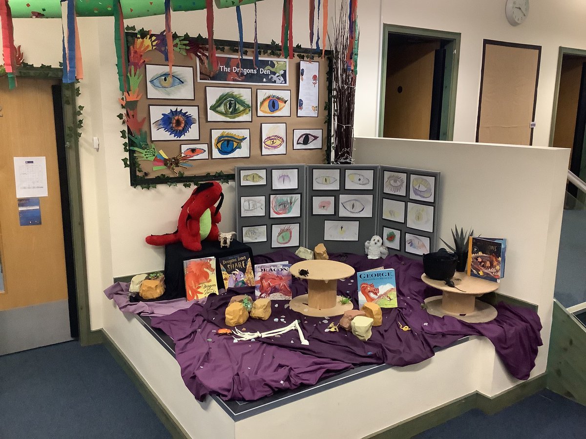 Thinkadventuk's tweet photo. Welcome to The Dragons’ Den - our #art theme this term is all about #DRAGON #LunarNewYear #LunarNewYear2024 #artistsonx https://t.co/PctHknrgWX