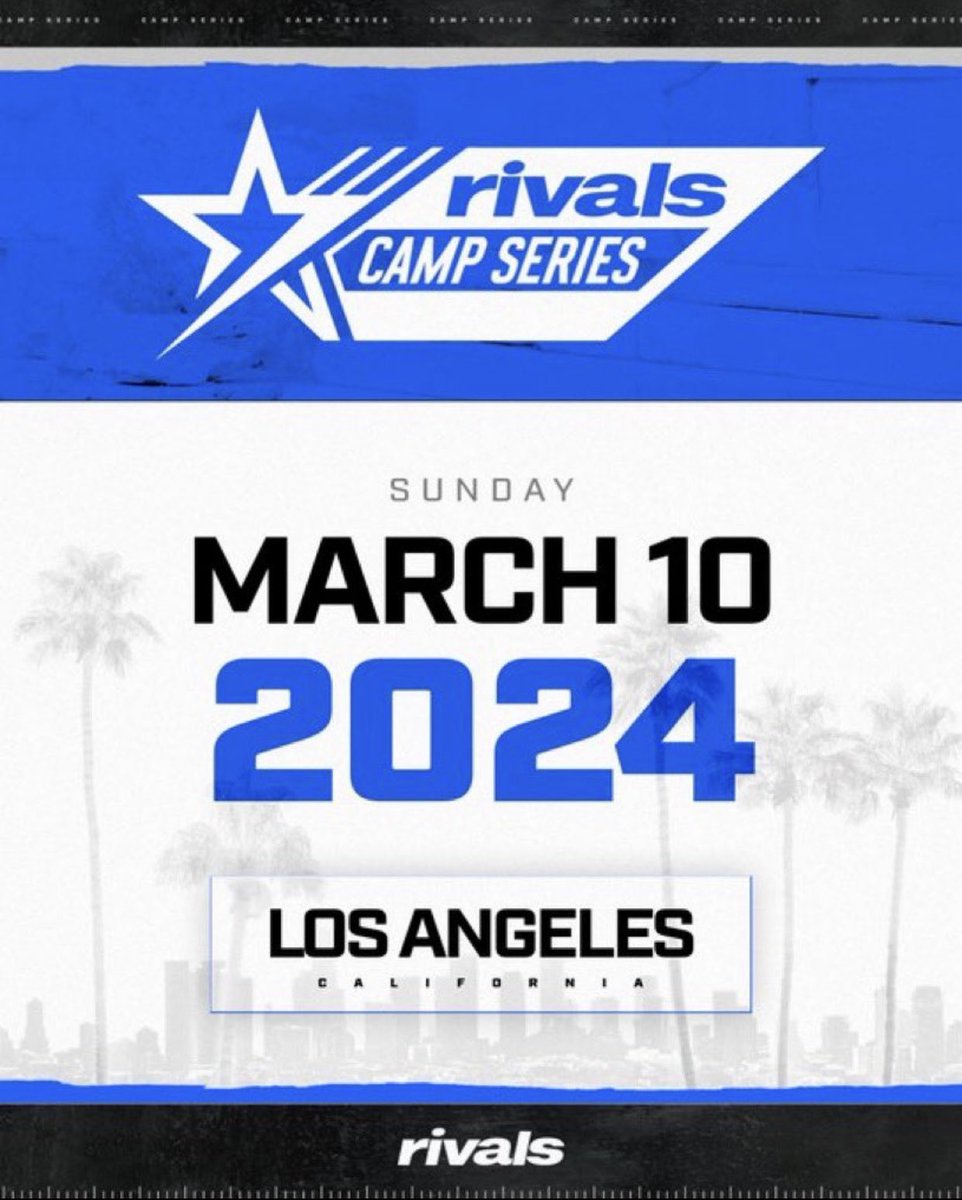 Teamduse2's tweet image. Blessed to receive an invitation 🙏🏽 📈@RivalsCamp @Rivals @RivalsCorey @RyanYoungRivals @Rivals_Jeff @GregBiggins @boscofootball @coachstevenlo @CoachNateMunson @BrandonHuffman @johnwdavis @TEAMHUSTLEFTBL @TheUCReport