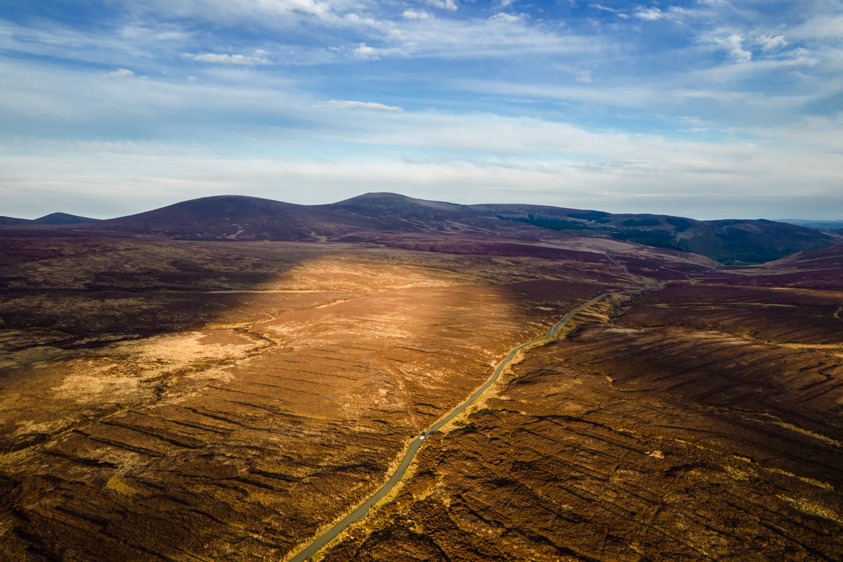 From a while back, the maiden voyage of the DJI capturing a lone car in the Wicklow Mountains, with a lucky break in clouds to get nice illumination across the bogland. #photograph #photo #drone #wicklow #wicklowmountians #ireland #photography #landscape #landscapephotography