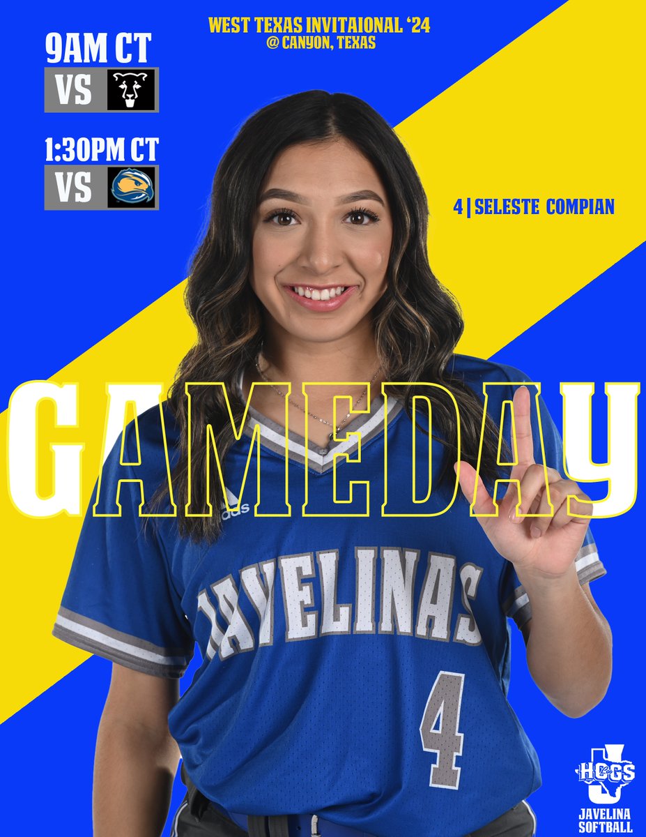 TAMUKSB's tweet image. Another day, another double header for the Javelinas!

🆚: UCCS &amp;amp; Fort Lewis
🏟️: Schaeffer Park
📍: Canyon, Texas

#HogWild🐗