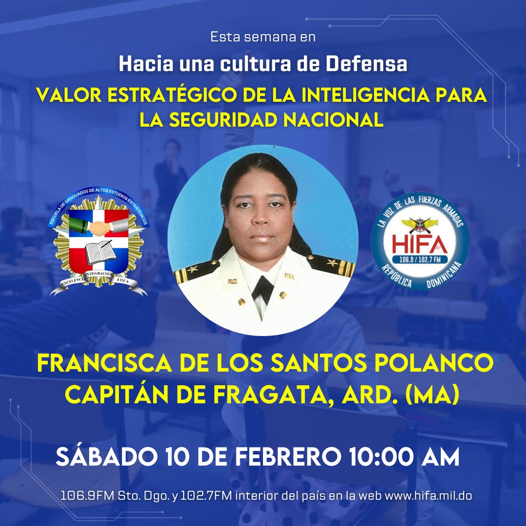 ManuelCordero7's tweet image. Si quiere aprender de inteligencia y su valor estratégica para la seguridad nacional sintonice ahora.