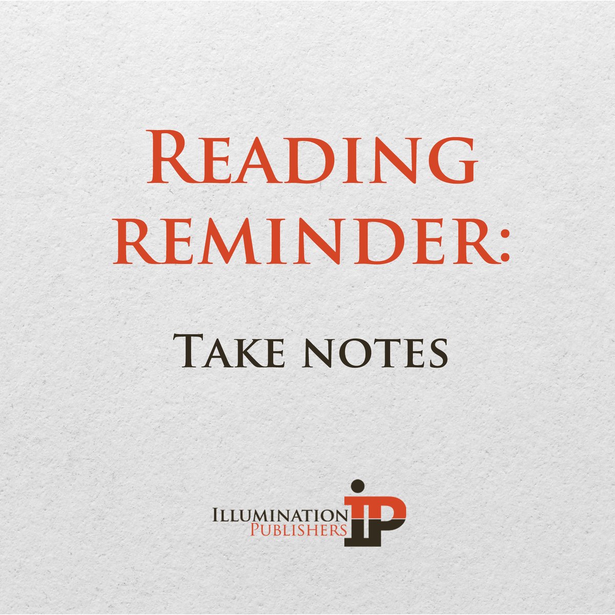 IlluminationPu3's tweet image. Capture the essence of what resonates with you, be it profound insights or meaningful Bible verses. Enhance your reflection and easily revisit those golden nuggets. 📚

💡 Use this tip to maximize your reading experience 📝

#IPIBooks #ReadingTip #NoteTaking