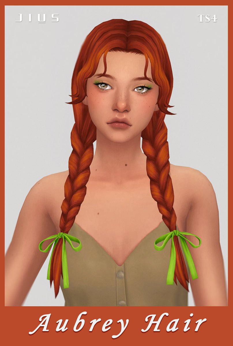 [Jius] Aubrey Hair
 Patreon ( Early access )
❤️Public release on 02 March, 2024❤️
patreon.com/posts/overview…
#ts4 #ts4cc #thesims4 #thesims4cc
