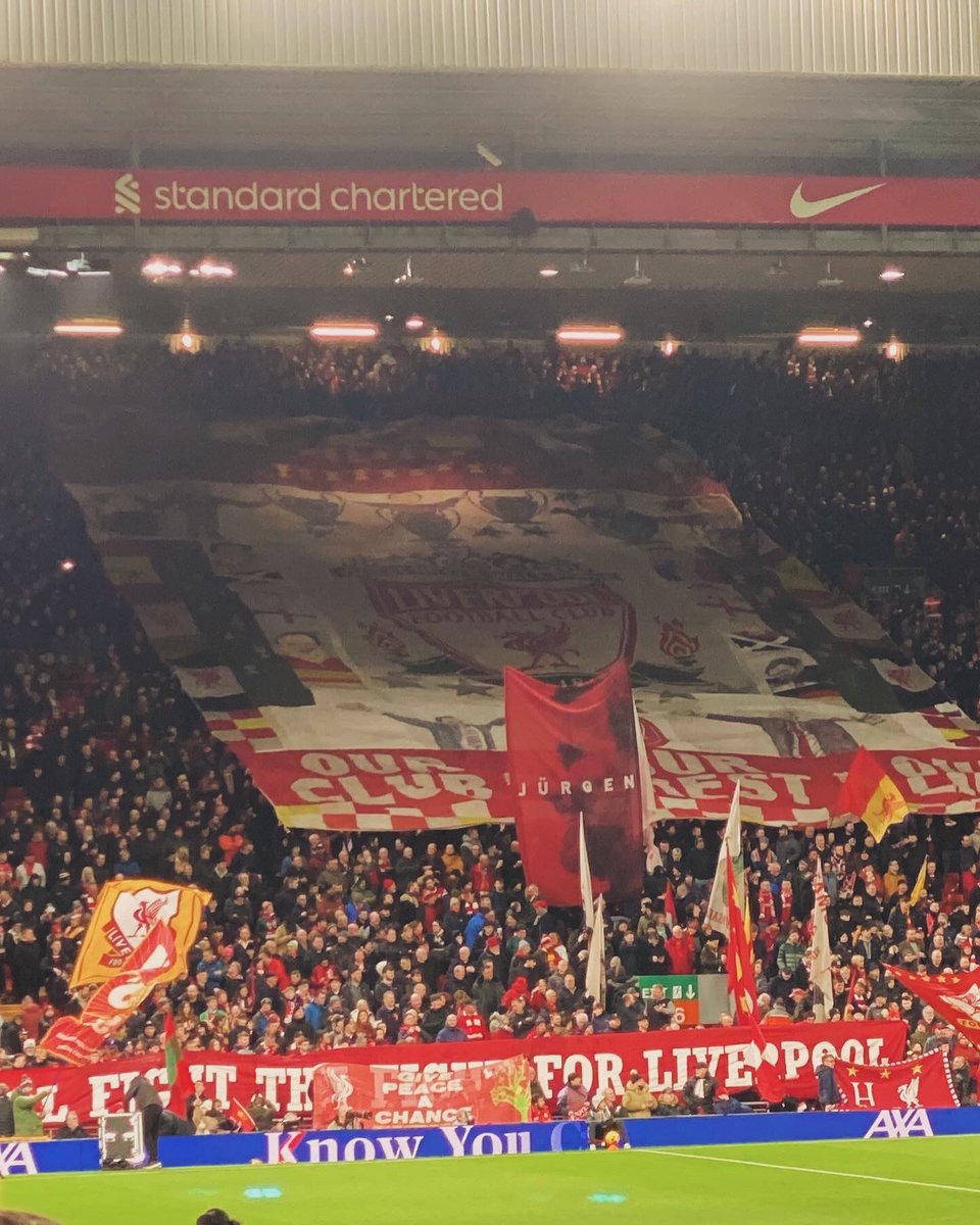 A new League record awaits today at Anfield as 59 896 people are expected attending the match. (I am lucky being one of them). Beating the record from Dec 27. 1949 LFC -Chelsea in front of 58 757 people. Up the Reds! #record #anfield #lfc #liverpool