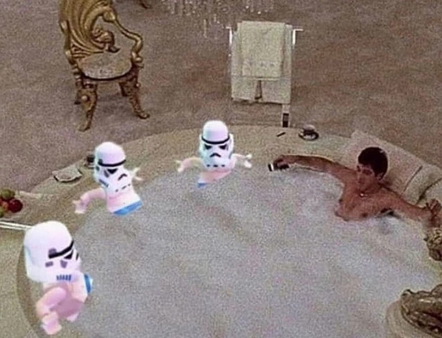 EverythingOOC's tweet photo. Four bros chilling in a hot tub https://t.co/jxT3ukvqjg