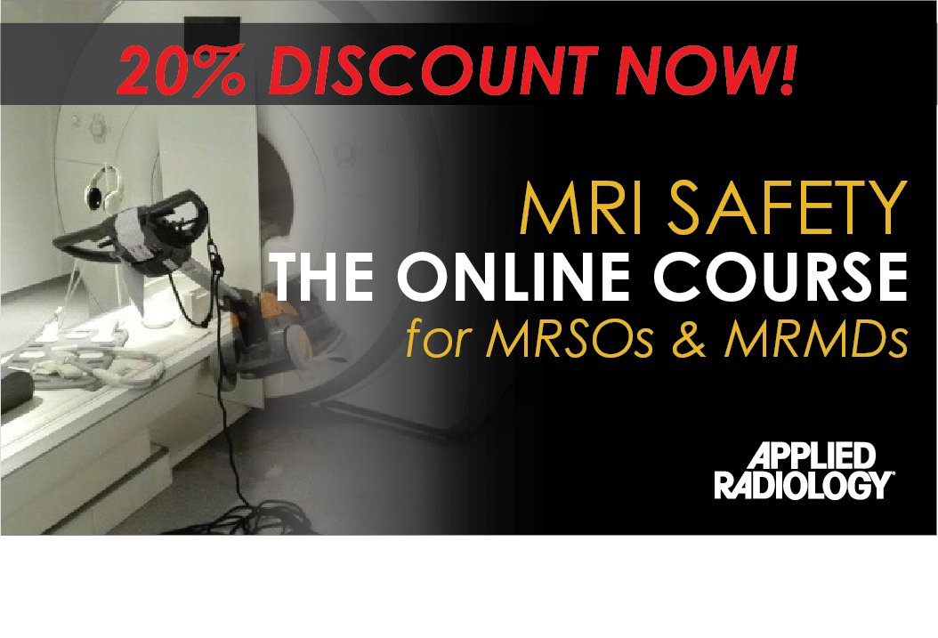 AppliedRadiology (@applied_rad) on Twitter photo ☢️ Do you know how to prevent an #MRISafety incident? Learn more in this online program designed for #MRSOs and #MRMDs presented by <a href="/wmfaulkner/">Bill Faulkner</a> and <a href="/kristanharringt/">Kristan Harrington</a>
Follow this link for 20% off today ➡️ bit.ly/48LheZf
#MRITechnologist #MedicalPhysicist #RadAdm ☢️ Do you know how to prevent an #MRISafety incident? Learn more in this online program designed for #MRSOs and #MRMDs presented by <a href="/wmfaulkner/">Bill Faulkner</a> and <a href="/kristanharringt/">Kristan Harrington</a>
Follow this link for 20% off today ➡️ bit.ly/48LheZf
#MRITechnologist #MedicalPhysicist #RadAdm