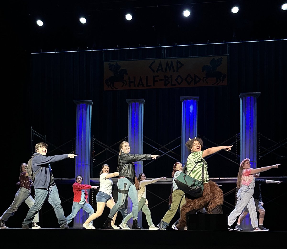 TheatreECCT's tweet image. It’s a double-feature Saturday! See “The Giver” at 10 am and “The Lightning Thief: The Percy Jackson Musical” at 1:30 or 7:30 pm today, Saturday, February 10! Tickets at pablocenter.org or at the door #ECCT35 #TwoShows #SuperSaturday #FromPageToStage