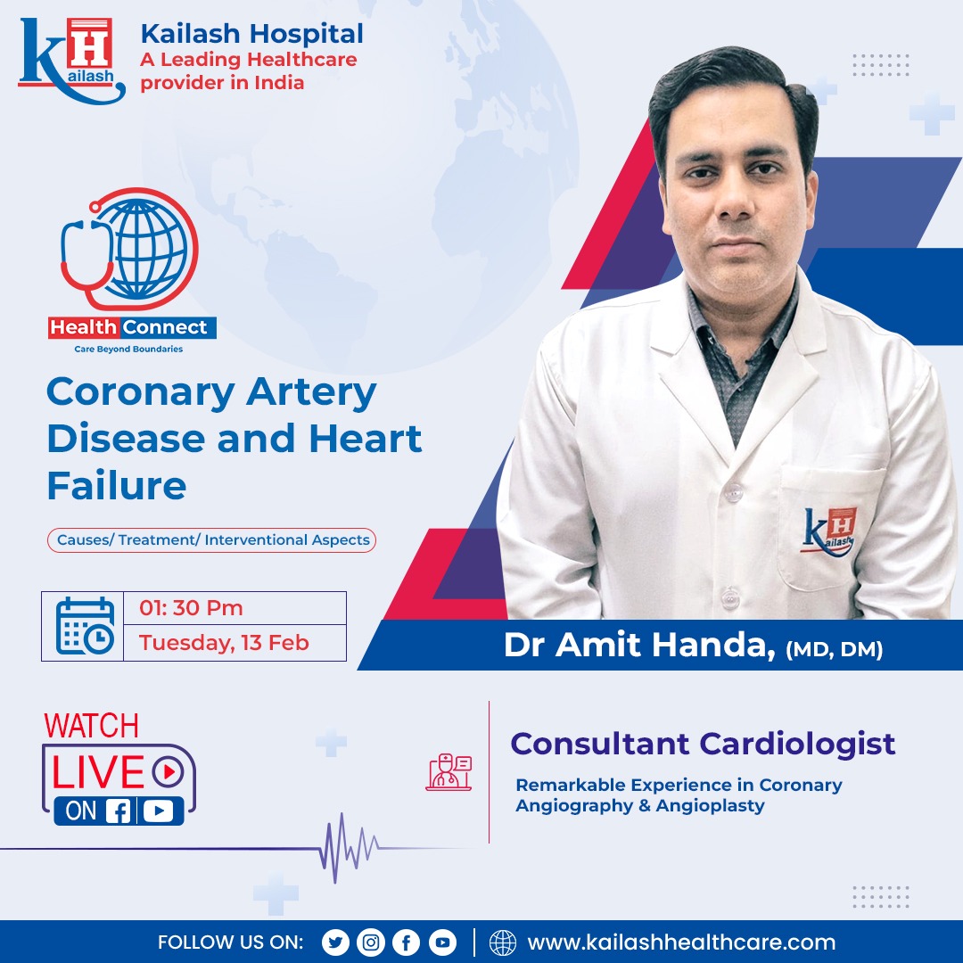 Coronary Artery Disease & Heart Failure on the rise worldwide. Do you know why?

Know all about the global heart statistics from our Expert Cardiologist Dr Amit Handa coming LIVE on #HealthConnect this Tuesday 13th Feb 2024 at 1:30pm

Stay tuned!

#heartdiseases #heartattack…