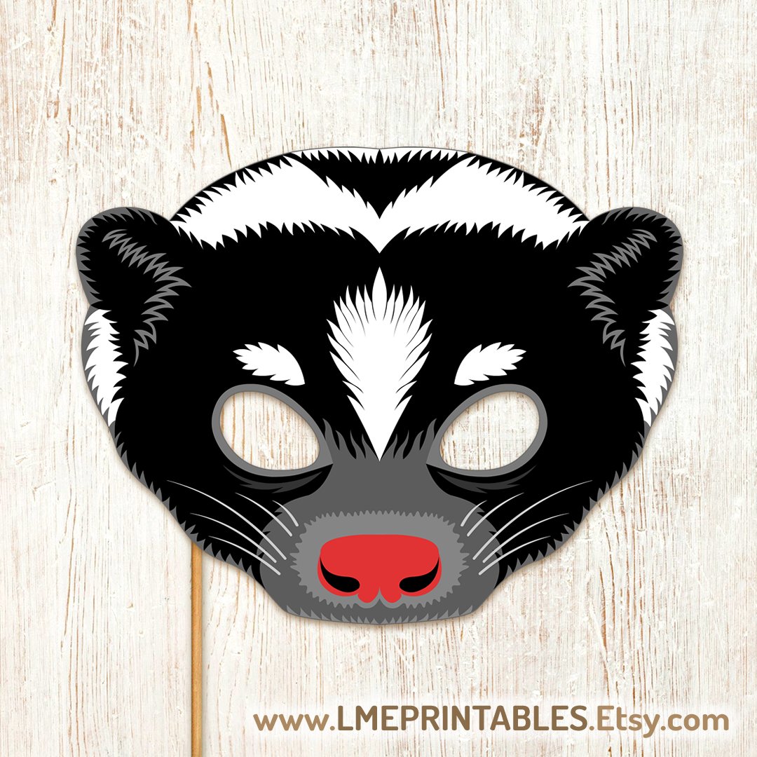 lmeprintables's tweet image. Skunk Mask Printable Halloween Costume Animal Woodland Stink Badger Polecat Birthday Party Pepe Lepew Fifi Flower Bluebelle Weasel Forest etsy.me/48800nz via @Etsy #skunkmask #skunkcostume #carnivalmasks #carnivalcostumes #mardigras #carnivalforkids #carnival2024 #skunk