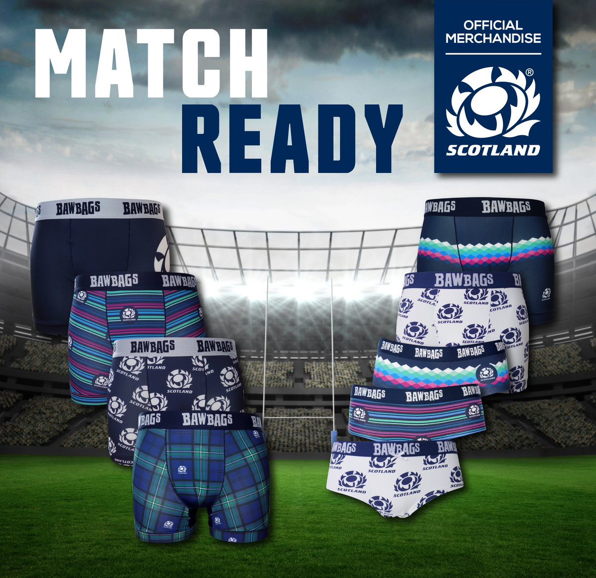 We’re ready!! Let’s go @Scotlandteam!! 💪 🏉 See the full Official Scottish Rugby collection at bawbags.com